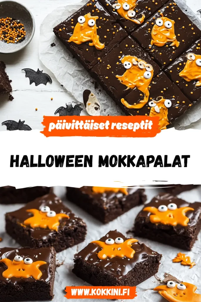 Halloween Mokkapalat: 5 Min Herkkua