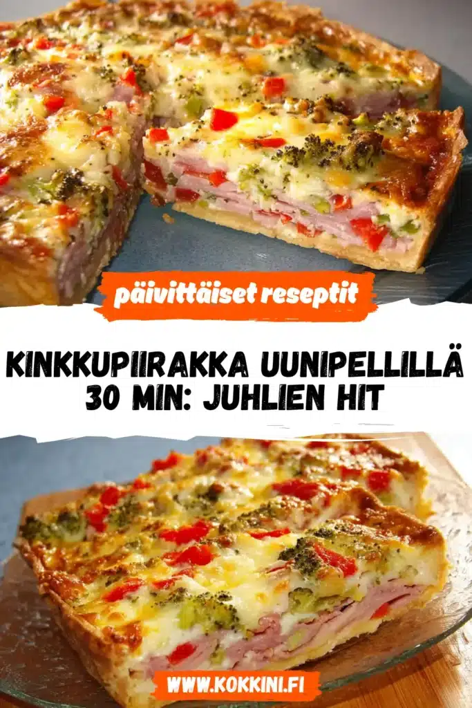 Kinkkupiirakka Uunipellillä 30 min: Juhlien Hit