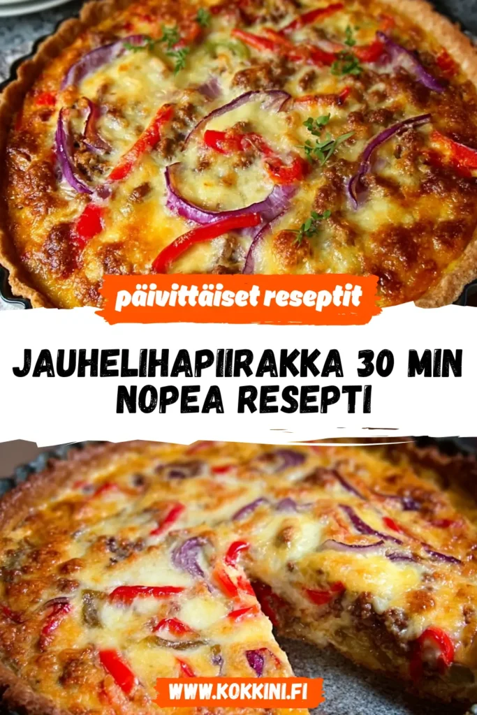Jauhelihapiirakka 30 Minuutissa: Nopea Resepti