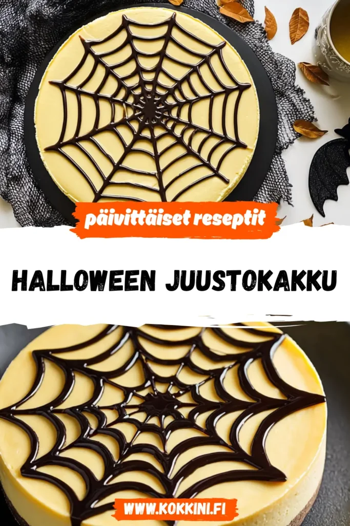 Halloween Juustokakku: 5 Min Valmistelu