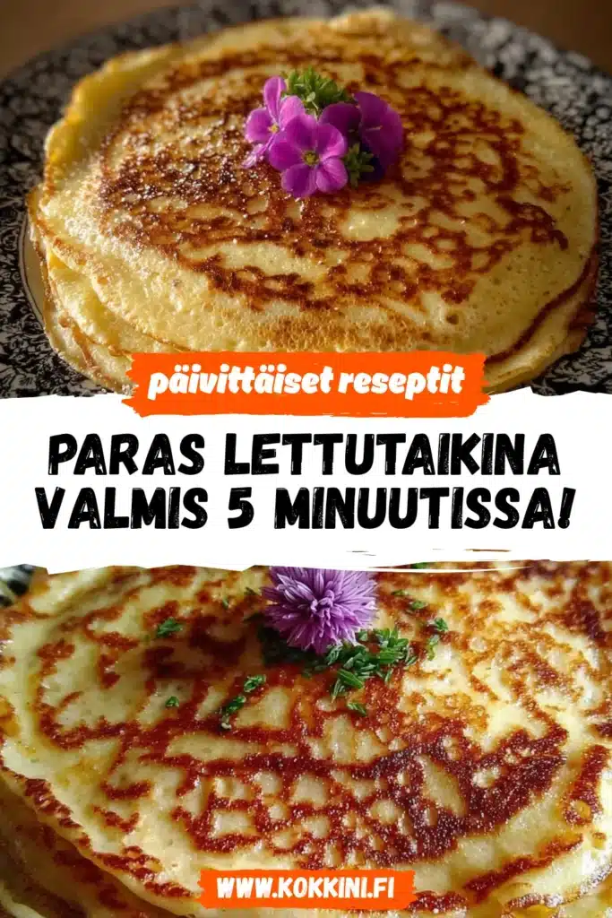 Paras Lettutaikina: Valmis 5 Minuutissa!