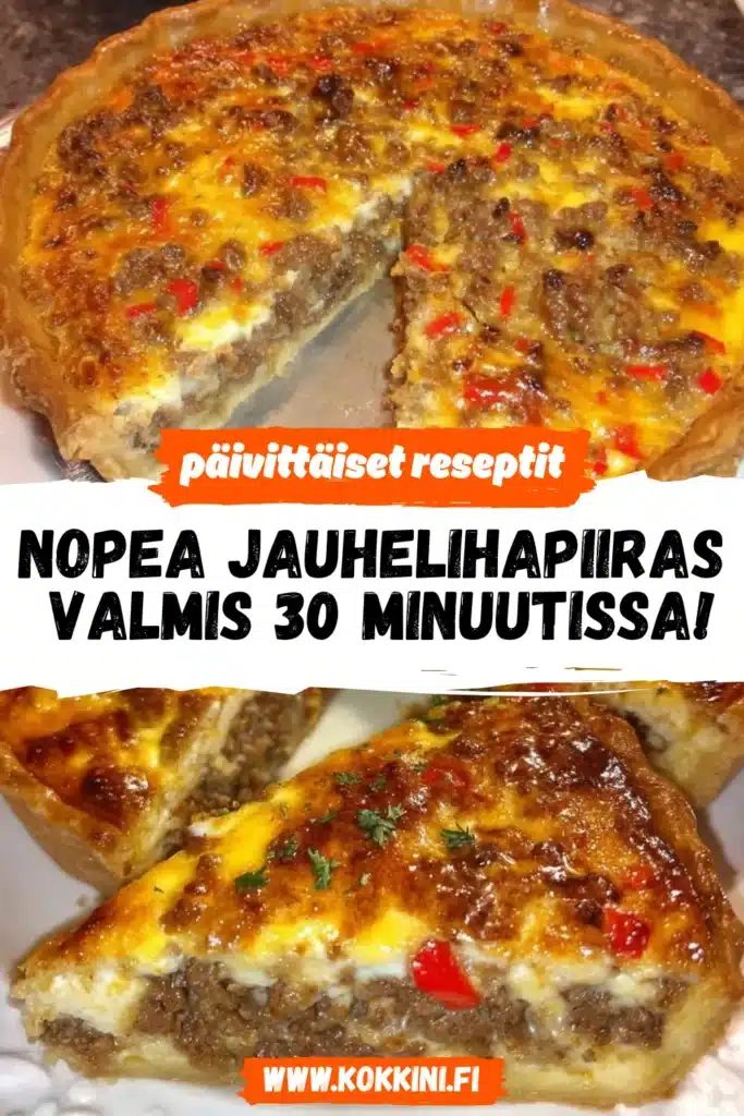 Nopea Jauhelihapiiras – Valmis 30 minuutissa!