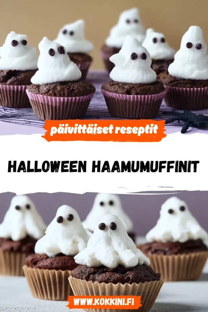 Halloween Haamumuffinit: 30 Min Valmista!