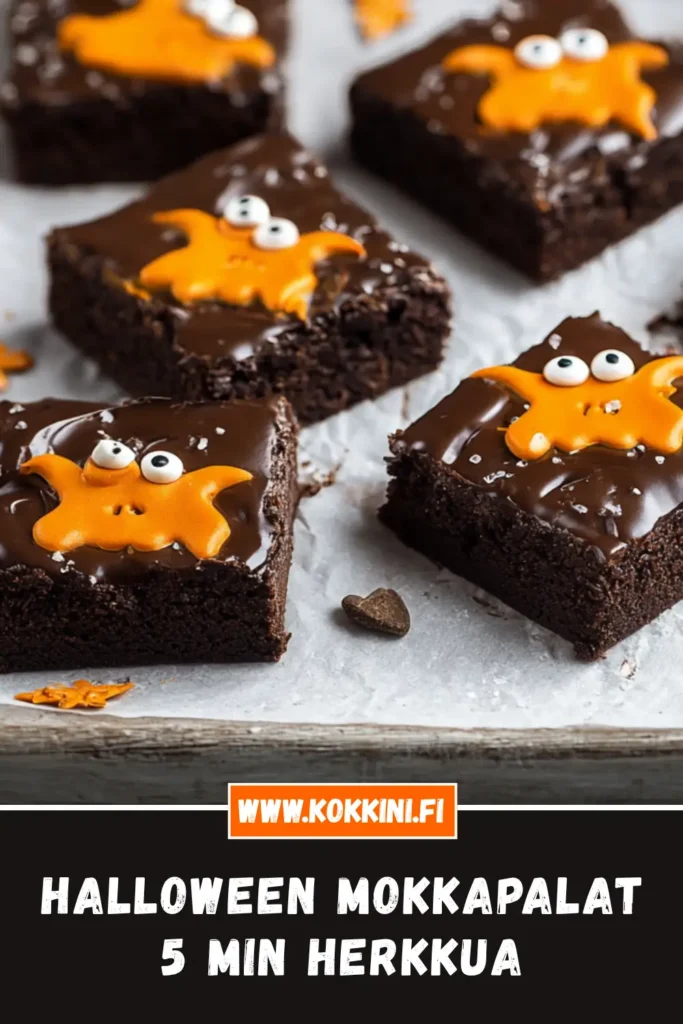 Halloween Mokkapalat: 5 Min Herkkua