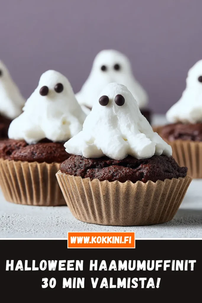 Halloween Haamumuffinit: 30 Min Valmista!