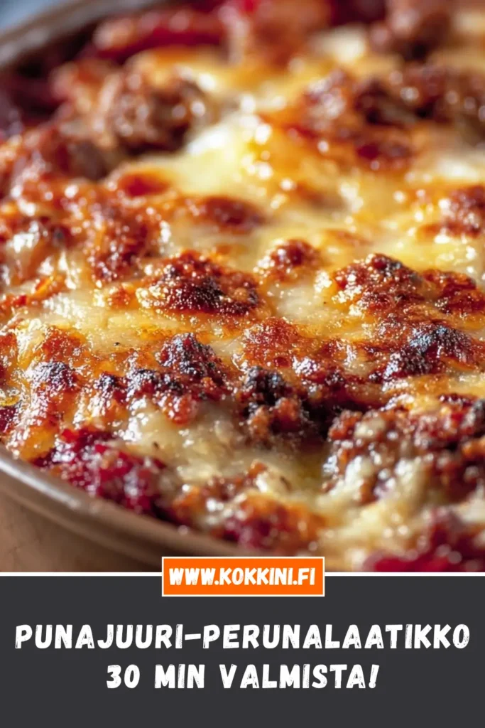 Punajuuri-perunalaatikko: 30 Min Valmista!