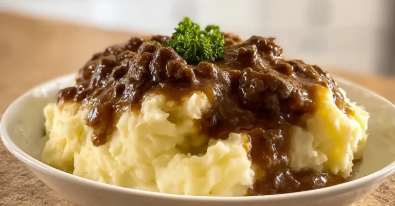 Muusiperunat jauhelihakastikkeella alle 30 minuutissa