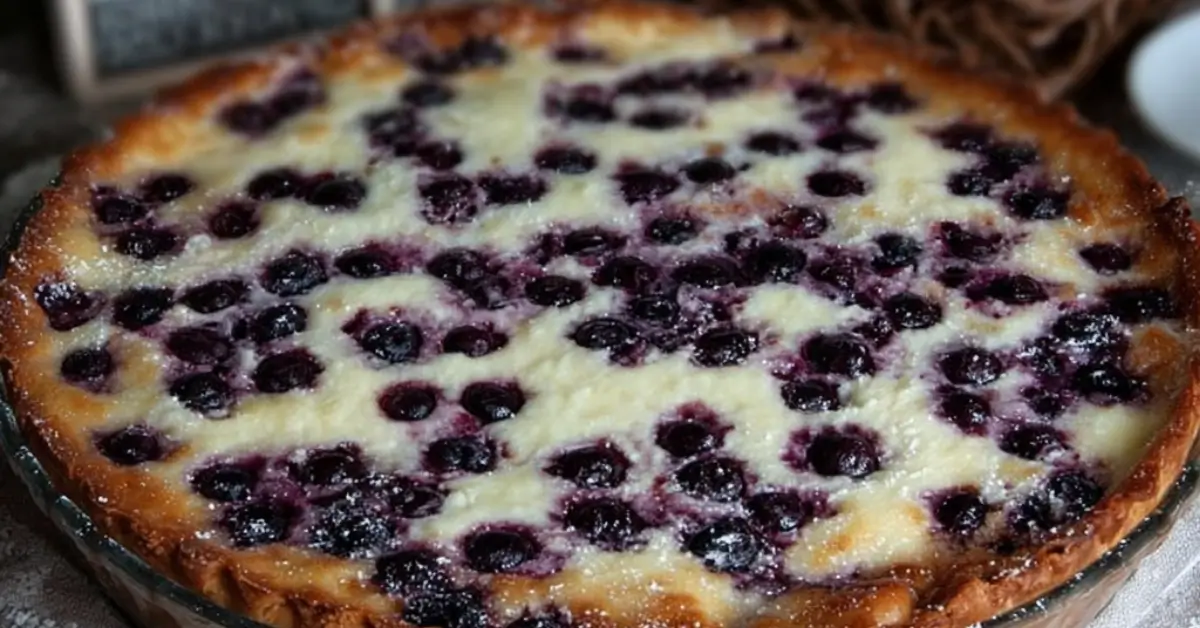 Jogurtti-mustikkapiirakka: Valmis alle tunnissa!