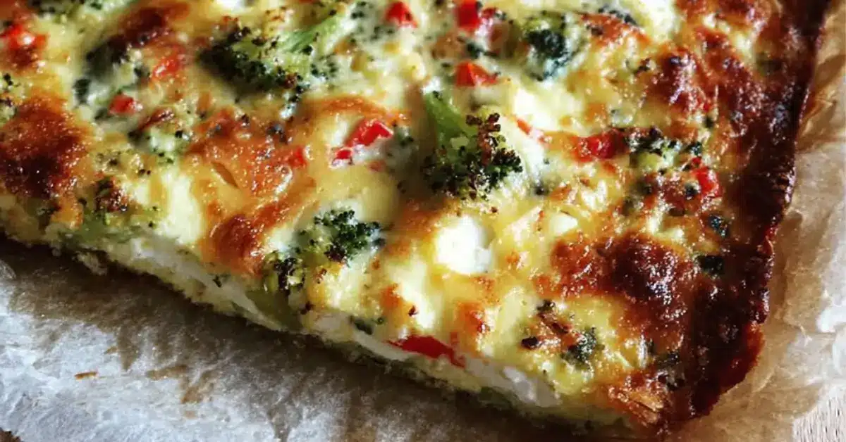 Feta parsakaalipiirakka 5 aineksella: valmis hetkessä