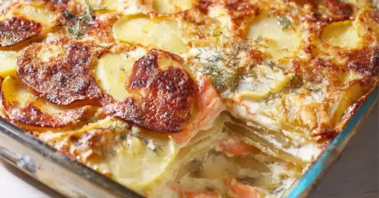 Kermainen lohi perunalaatikko valmiina 60 minuutissa