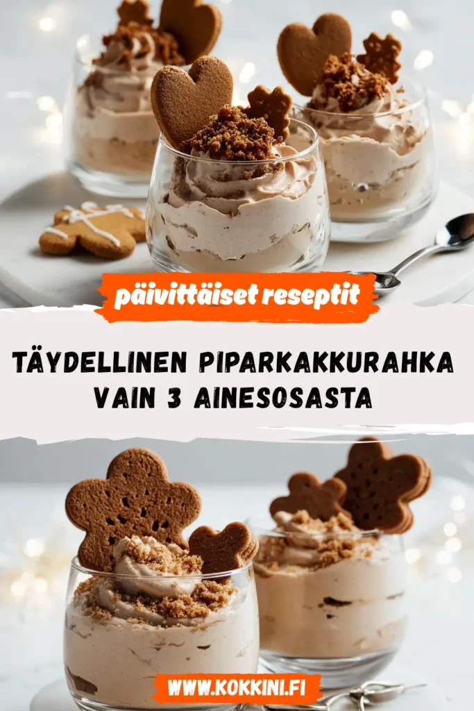 Täydellinen piparkakkurahka vain 3 ainesosasta
