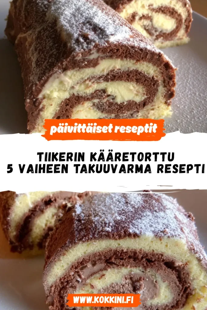 Tiikerin kääretorttu: 5 vaiheen takuuvarma resepti
