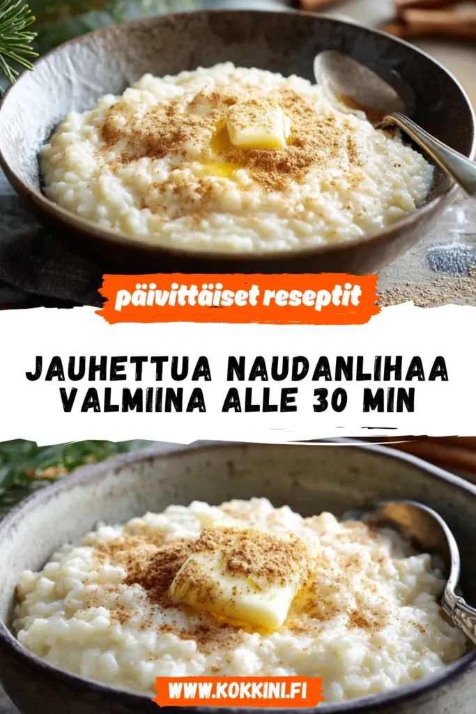 Jauhettua naudanlihaa valmiina alle 30 minuutissa