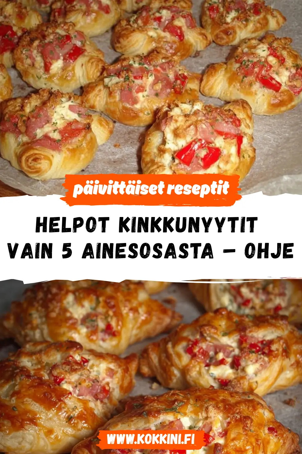 Helpot kinkkunyytit vain 5 ainesosasta – Ohje