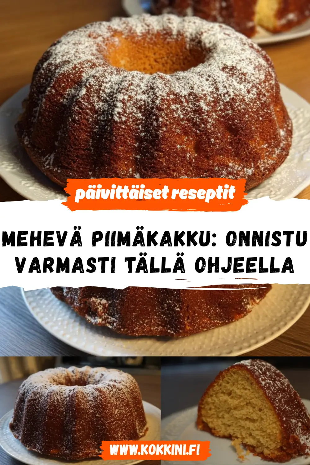 Mehevä piimäkakku: Onnistu varmasti tällä ohjeella