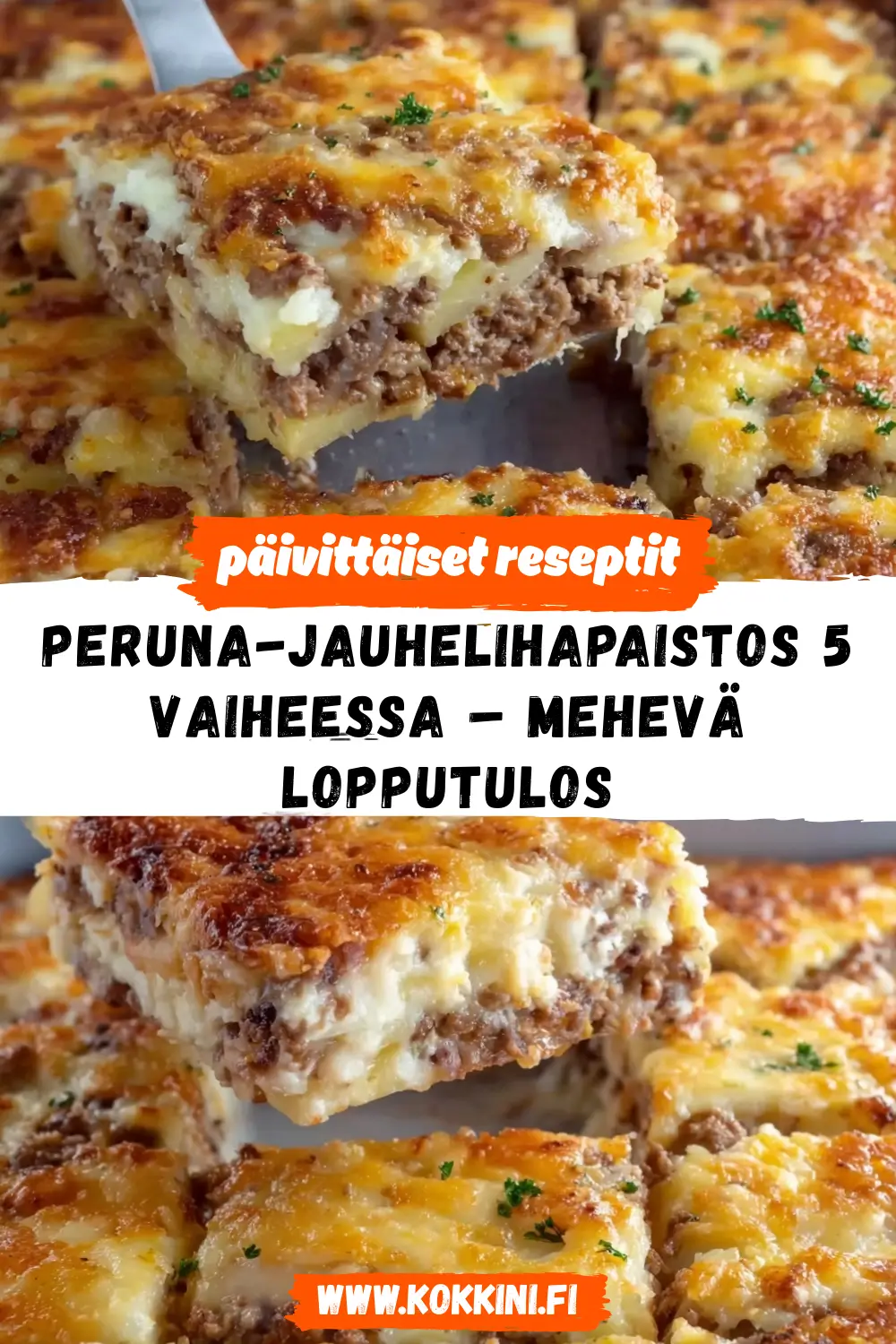 Peruna-jauhelihapaistos 5 vaiheessa - mehevä lopputulos