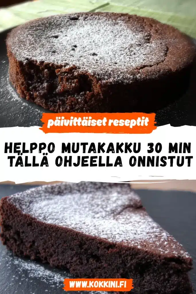 Helppo mutakakku 30 minuutissa – Tällä ohjeella onnistut