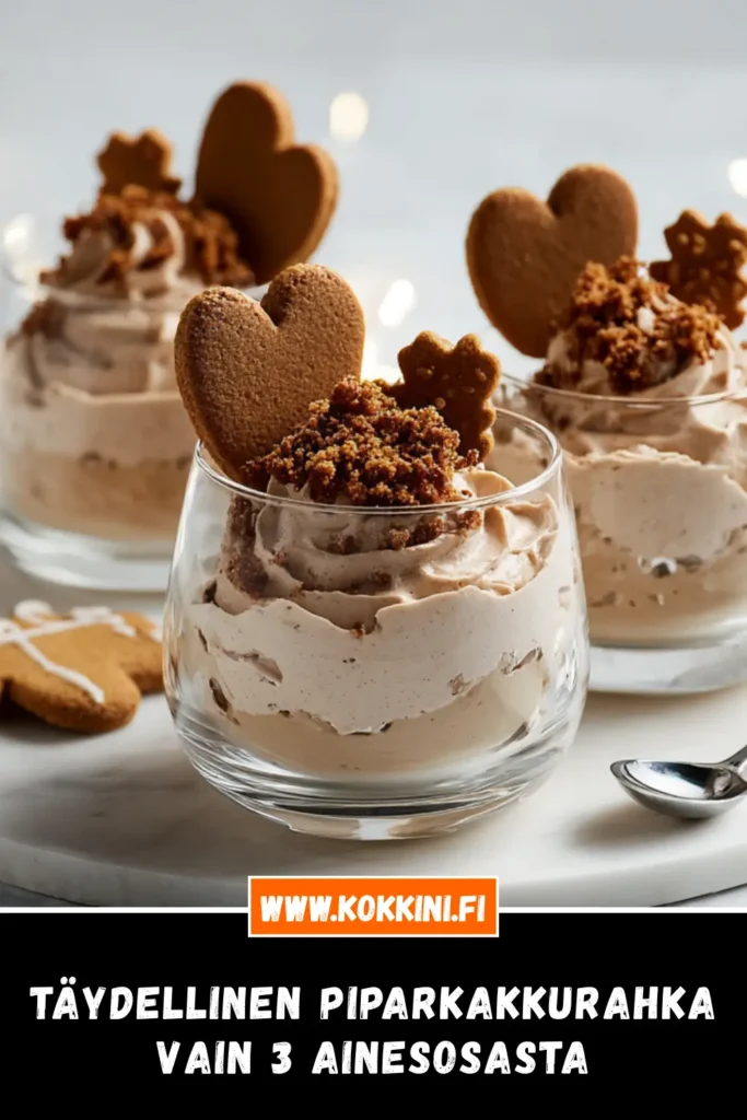 Täydellinen piparkakkurahka vain 3 ainesosasta