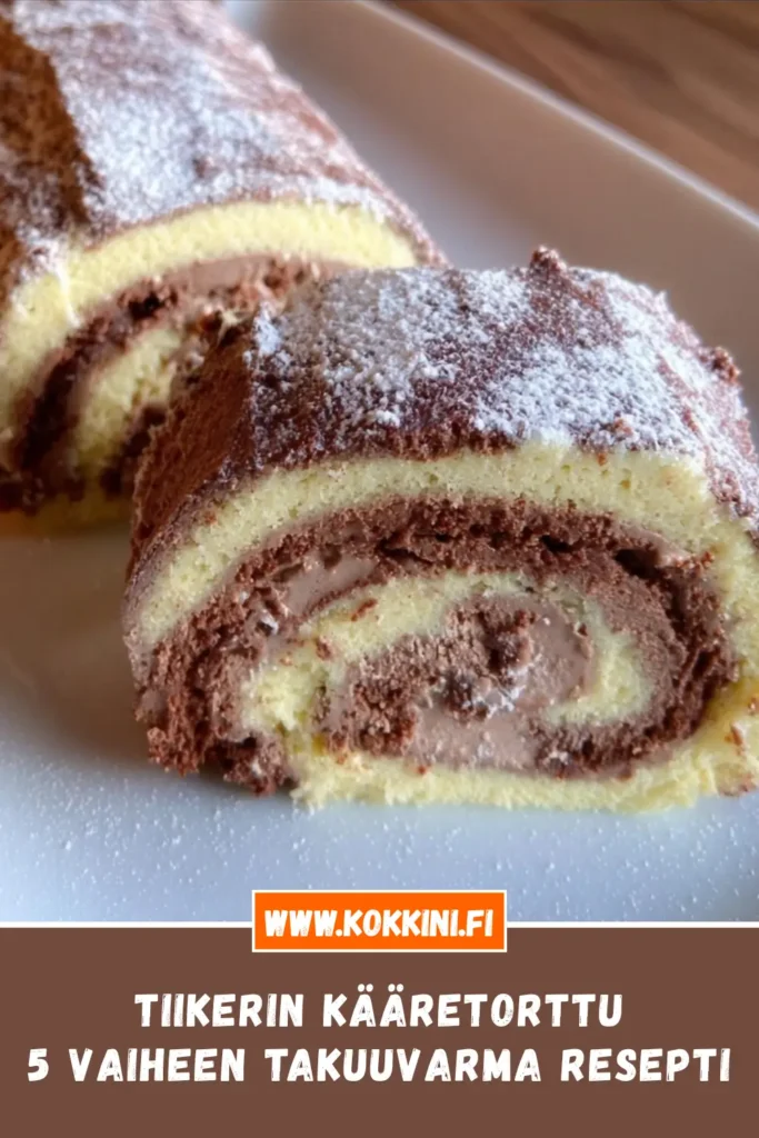 Tiikerin kääretorttu: 5 vaiheen takuuvarma resepti