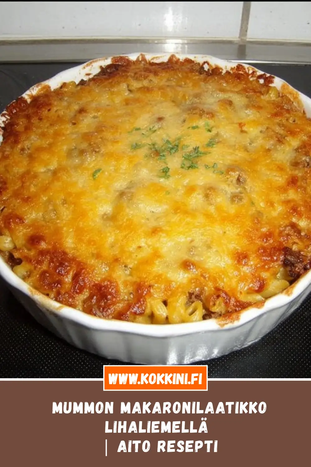 Mummon makaronilaatikko lihaliemellä | Aito resepti