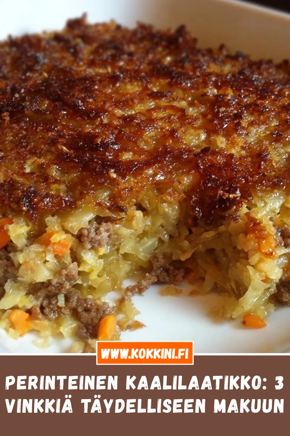 Perinteinen kaalilaatikko: 3 vinkkiä täydelliseen makuun