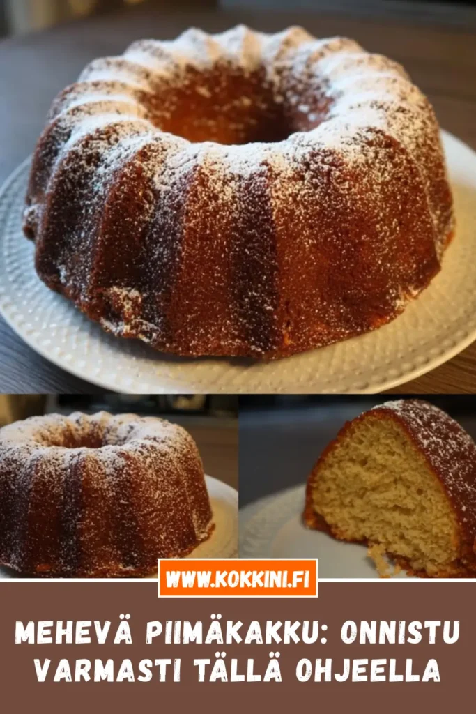 Mehevä piimäkakku: Onnistu varmasti tällä ohjeella
