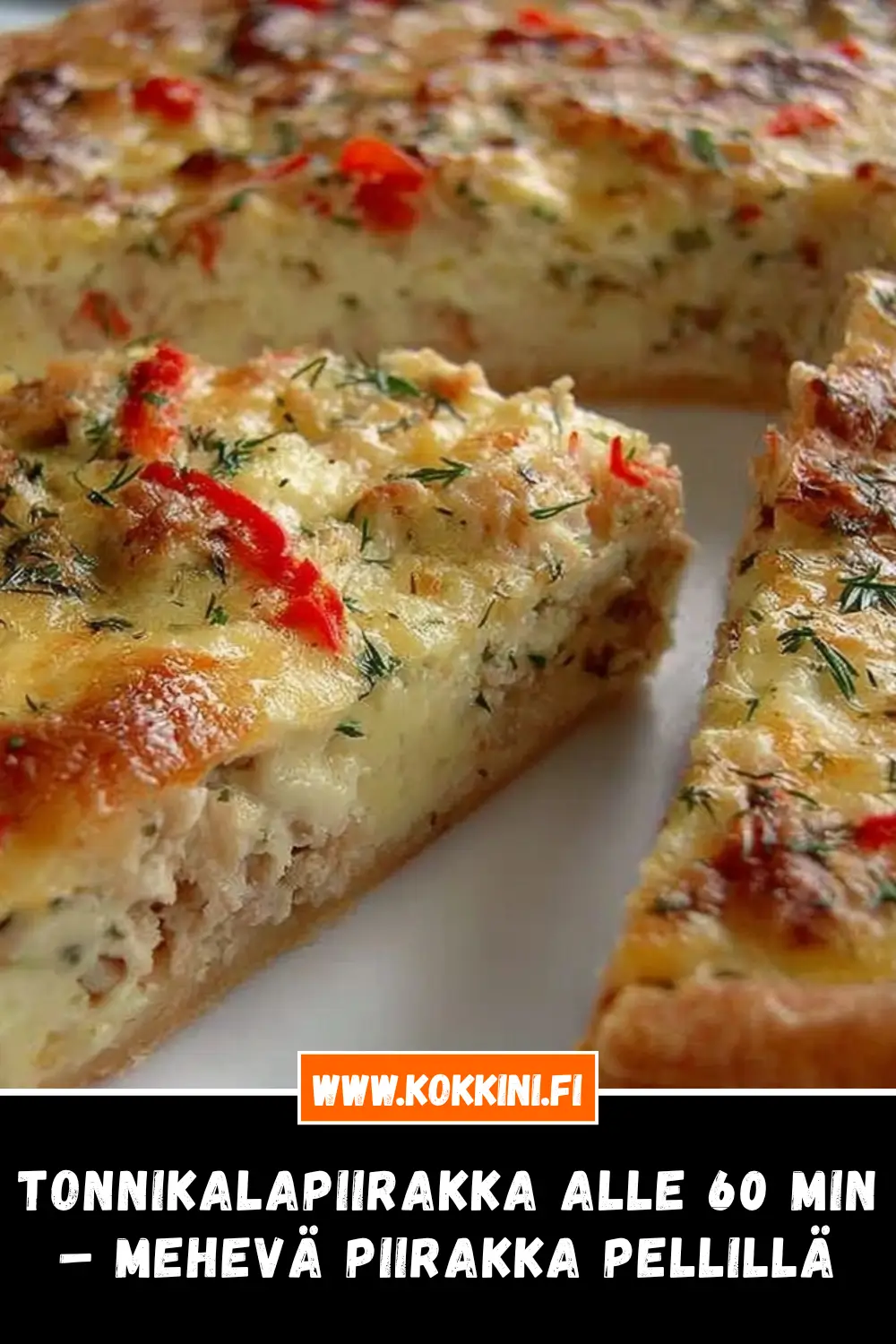 Paras tonnikalapiirakka (pellillinen) – Testattu ohje
