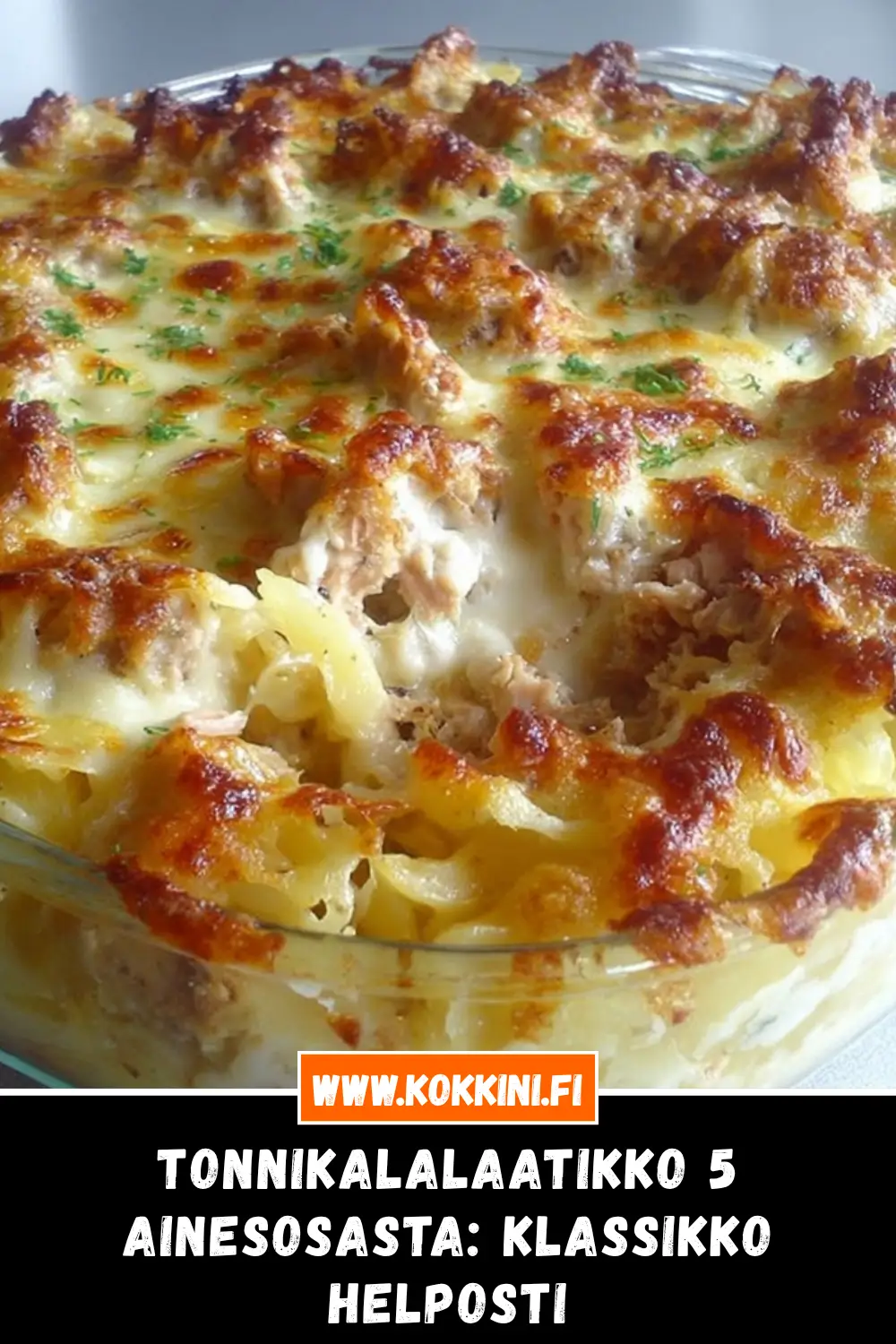 Tonnikalalaatikko 5 ainesosasta: Klassikko helposti