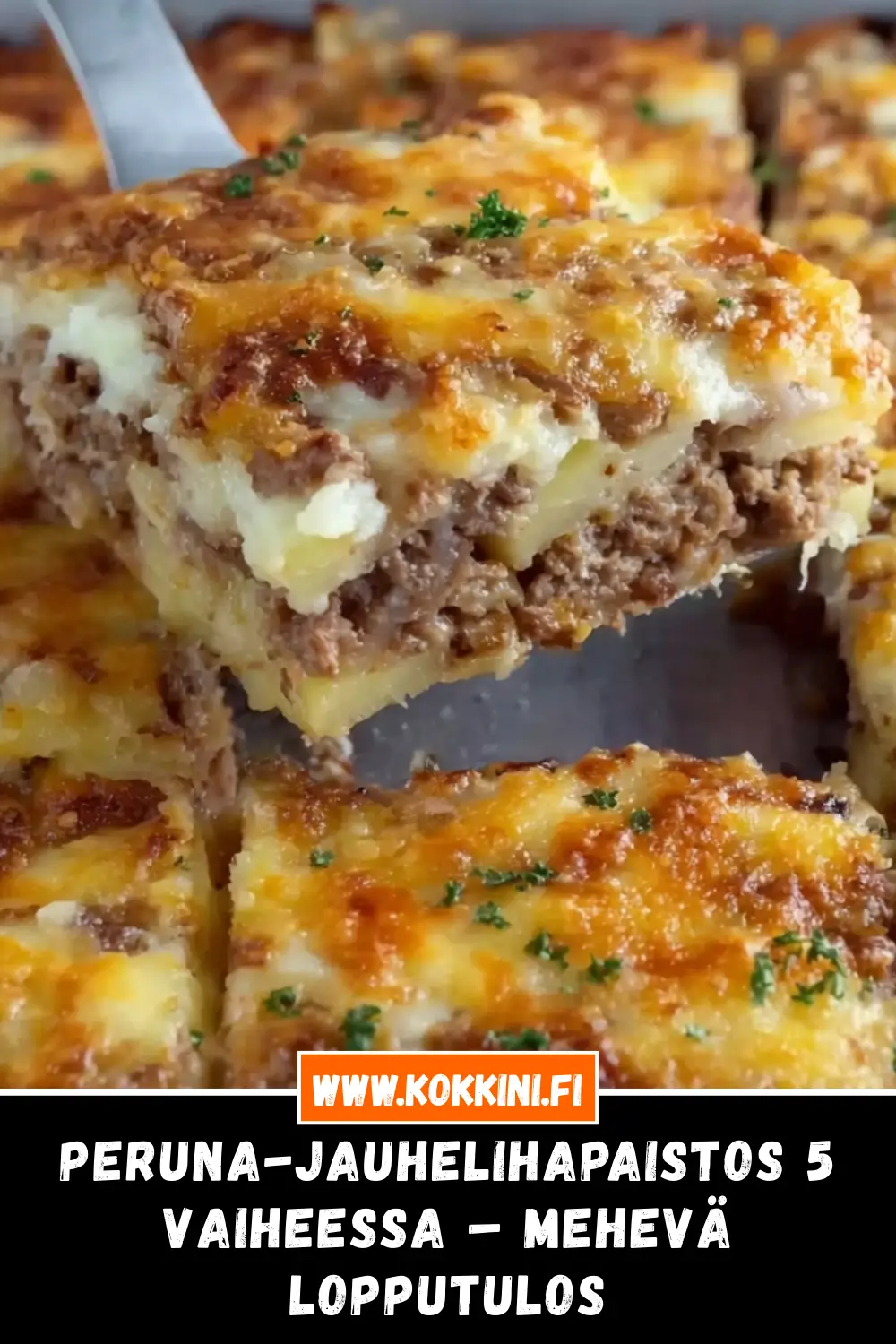 Peruna-jauhelihapaistos 5 vaiheessa - mehevä lopputulos