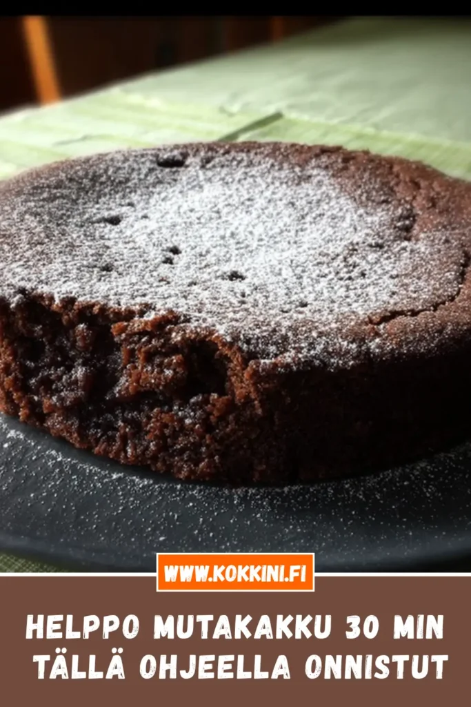 Helppo mutakakku 30 minuutissa – Tällä ohjeella onnistut