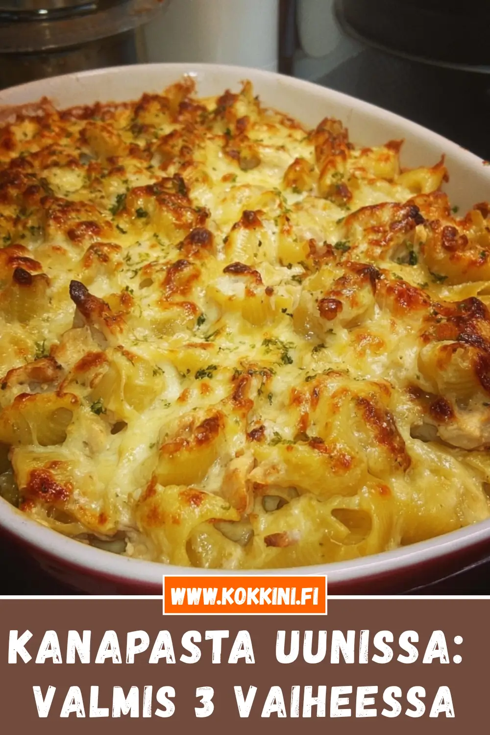 Kanapasta uunissa: valmis 3 vaiheessa