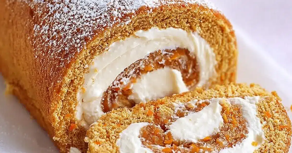 Kuohkea vegaaninen porkkanakääretorttu & täyteläinen täyte