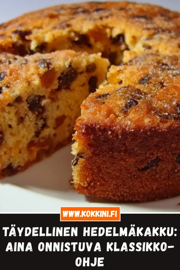 Paras hedelmäkakku 5 vaiheessa – Mausteinen ja täyteläinen