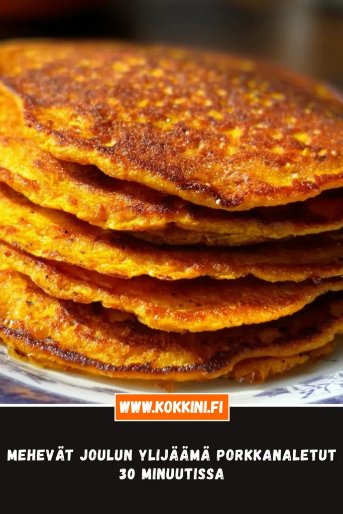 Mehevät joulun ylijäämä porkkanaletut 30 minuutissa