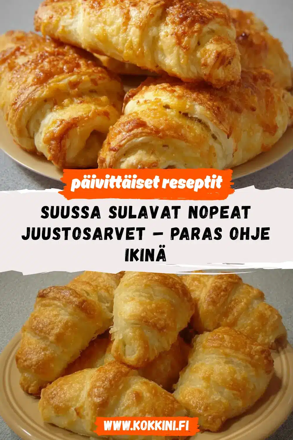 Suussa sulavat nopeat juustosarvet - Paras ohje ikinä