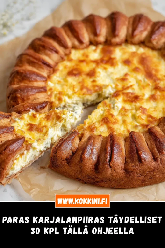 Paras karjalanpiiras: täydelliset 30 kpl tällä ohjeella