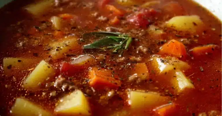 Nopea unkarilainen jauhelihakeitto – Valmis 30 min