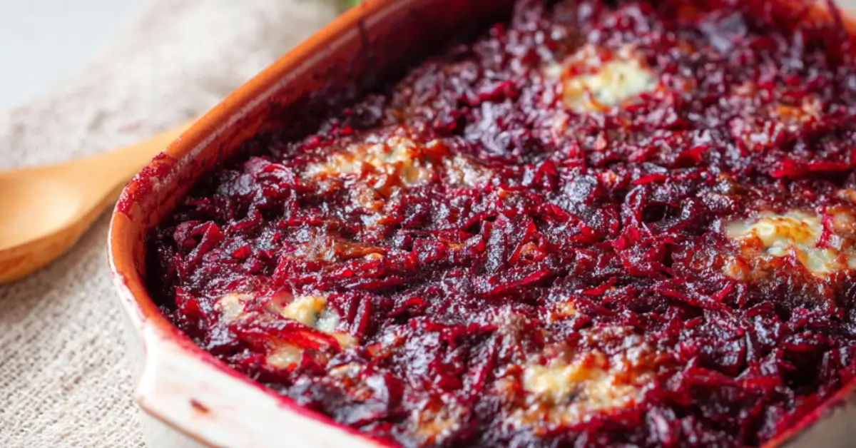 Helppo punajuurilaatikko: Vain 5 ainesosaa!