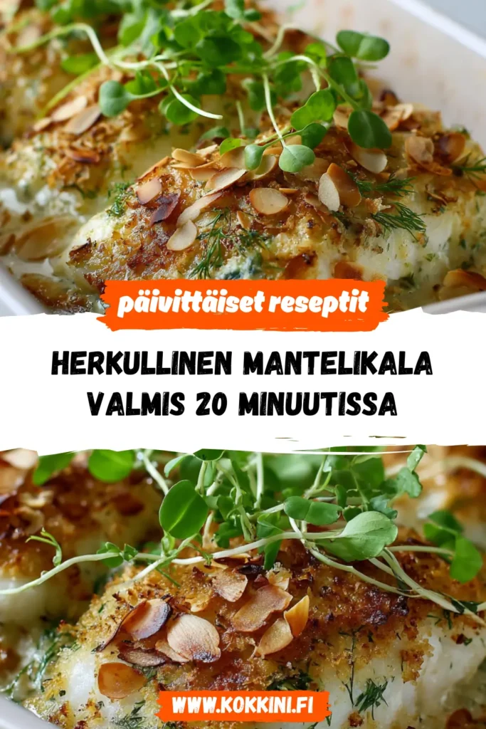 Herkullinen mantelikala valmis 20 minuutissa