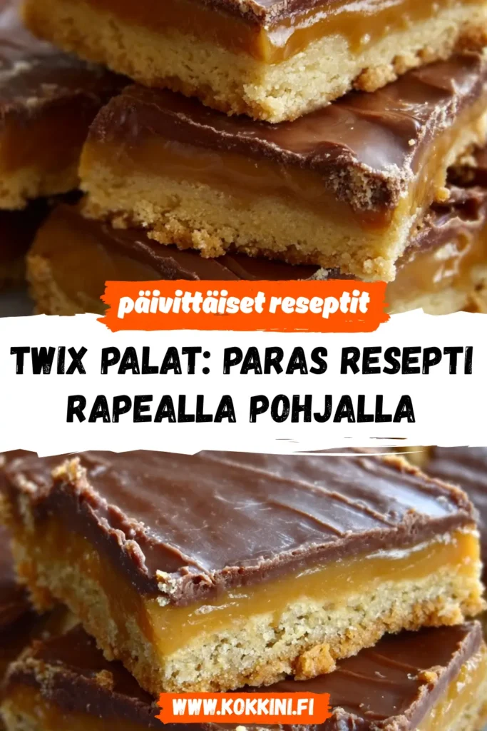 Twix palat: Paras resepti rapealla pohjalla