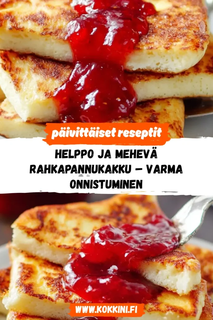 Perinteinen rahkapannukakku – Maukas ja nopea herkku