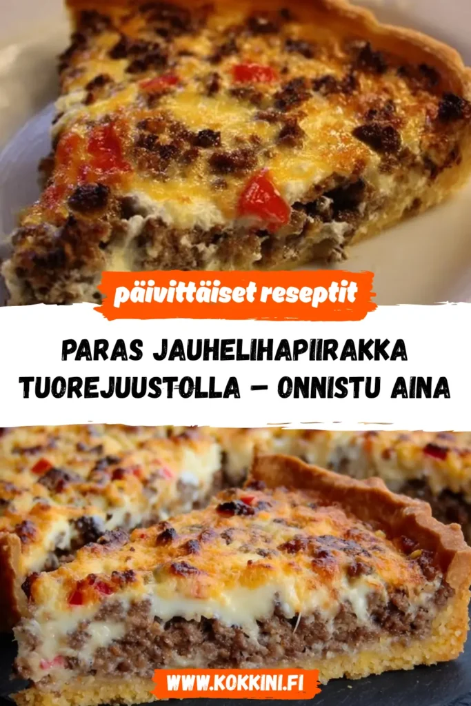Paras jauhelihapiirakka tuorejuustolla - onnistu aina