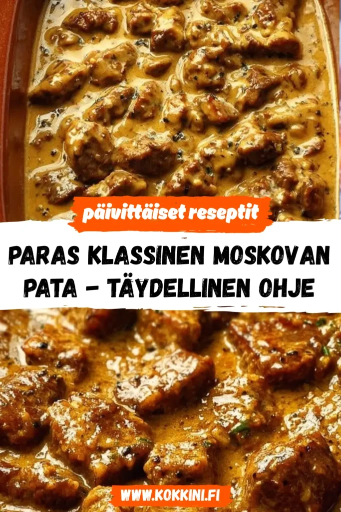 Aito Moskovan pata – juuri se oikea klassikko-ohje