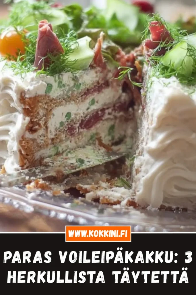 Täydellinen voileipäkakku : klassinen resepti