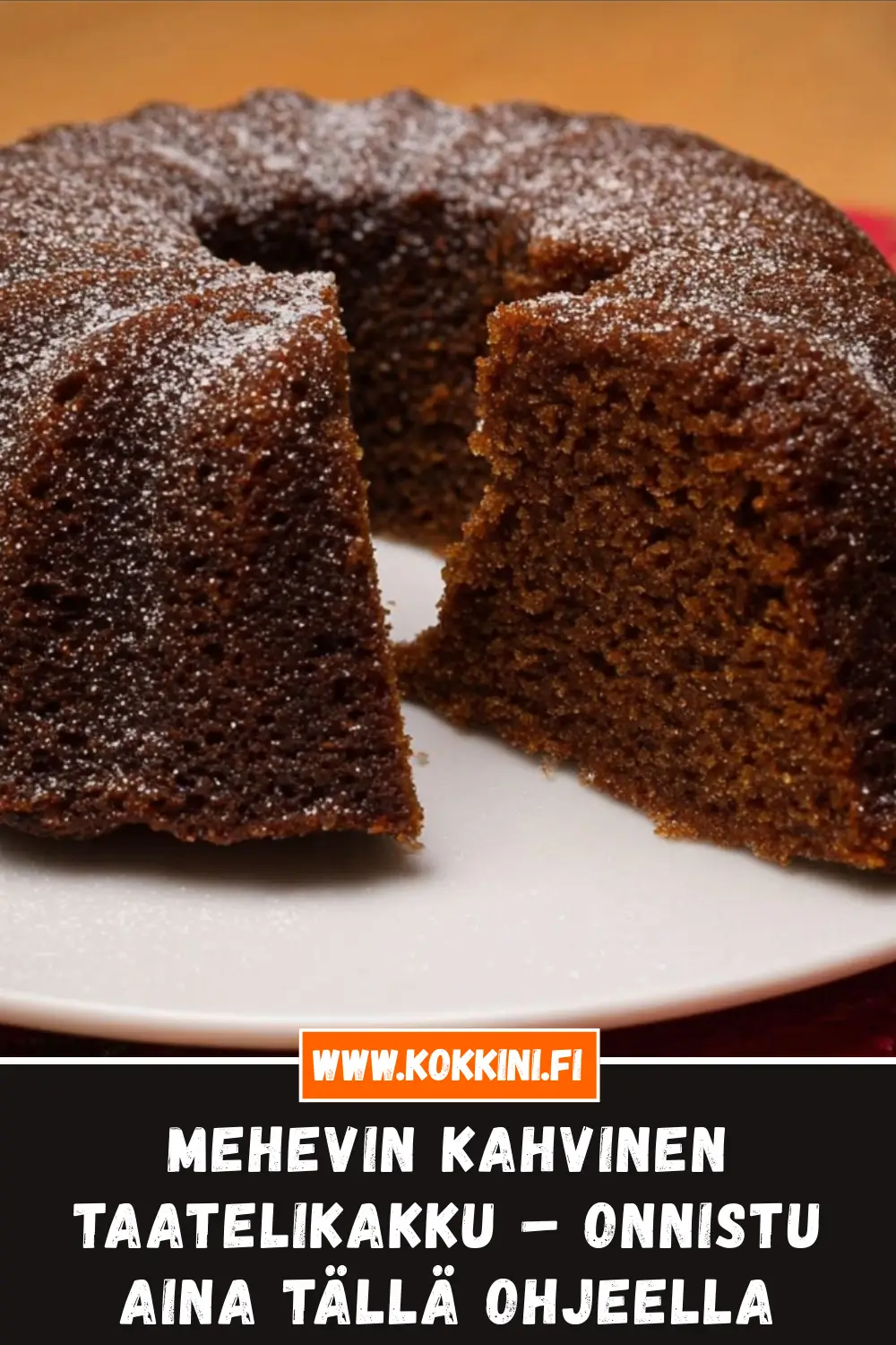 Mehevin kahvinen taatelikakku: Onnistu aina tällä ohjeella