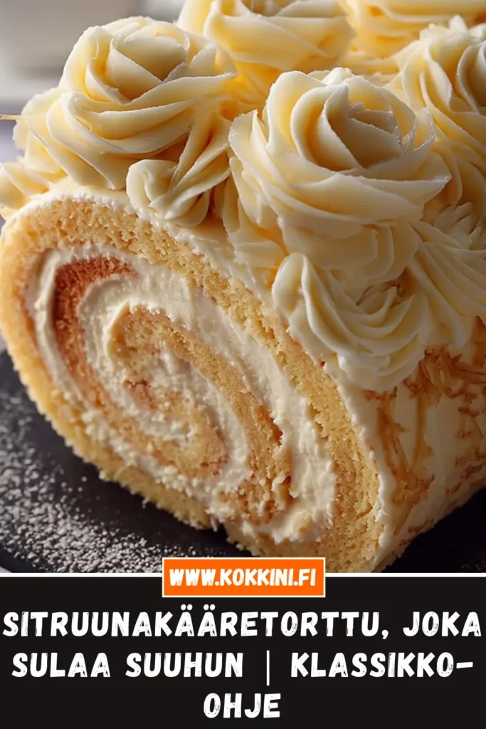 Täydellinen sitruunakääretorttu: Paras ohje