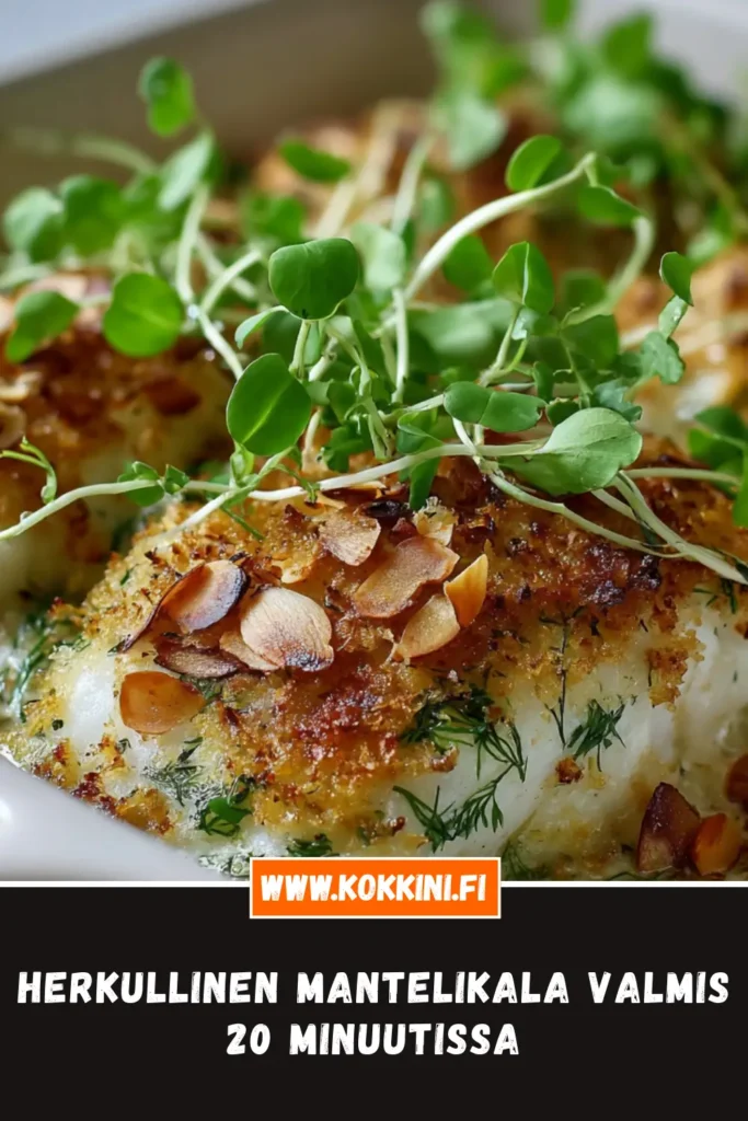 Herkullinen mantelikala valmis 20 minuutissa