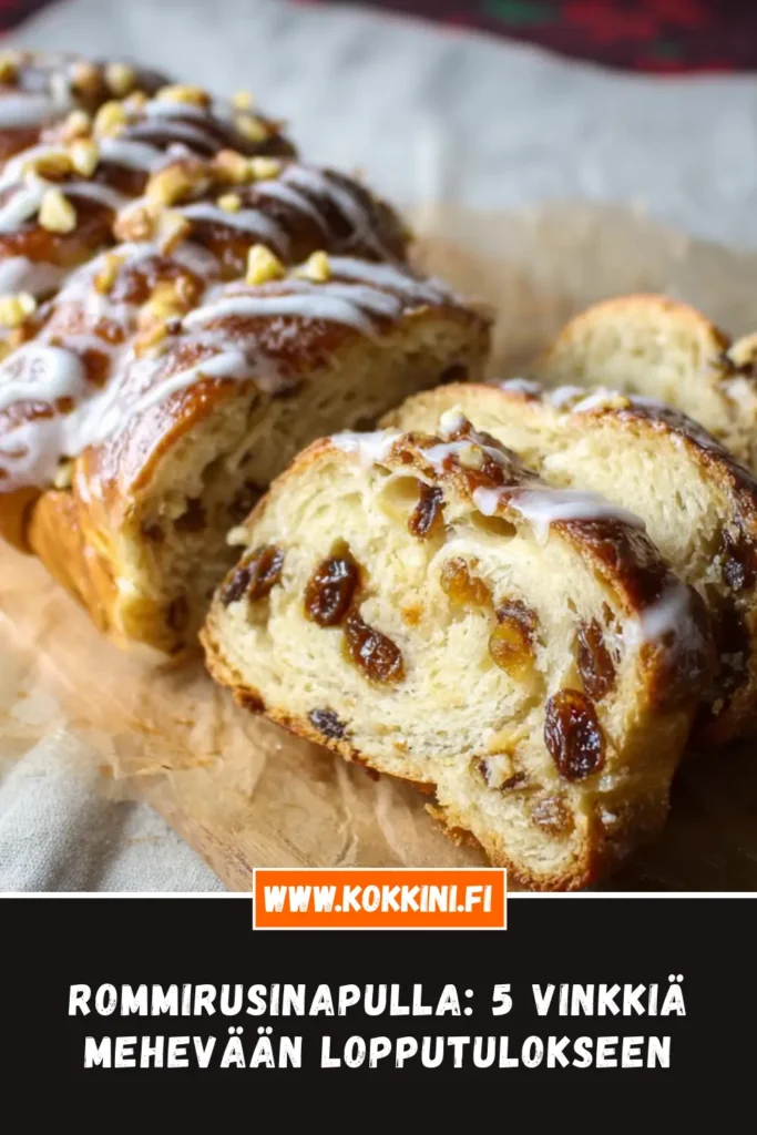 Rommirusinapulla: 5 vinkkiä mehevään lopputulokseen