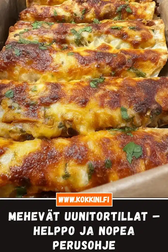 Mehevät uunitortillat – Helppo ja nopea perusohje