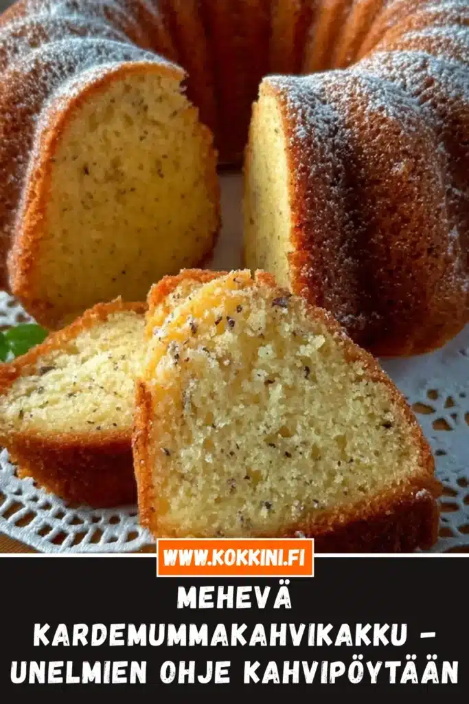Mehevä kardemummakahvikakku – Unelmien ohje kahvipöytään